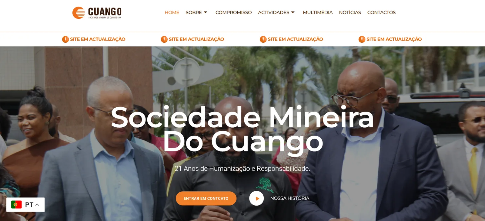 Preview do projeto SMC - Sociedade Mineira do Cuango